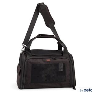 Reddy Black Fold-Out Pet Carrier, Small